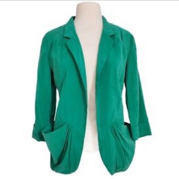 💕x2HP💕Vince Camuto Green blazer jacket - Picture 2 of 14